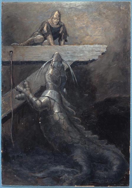 blog image knight with dragon