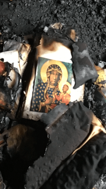 Our Lady of Perpetual Help, after fire